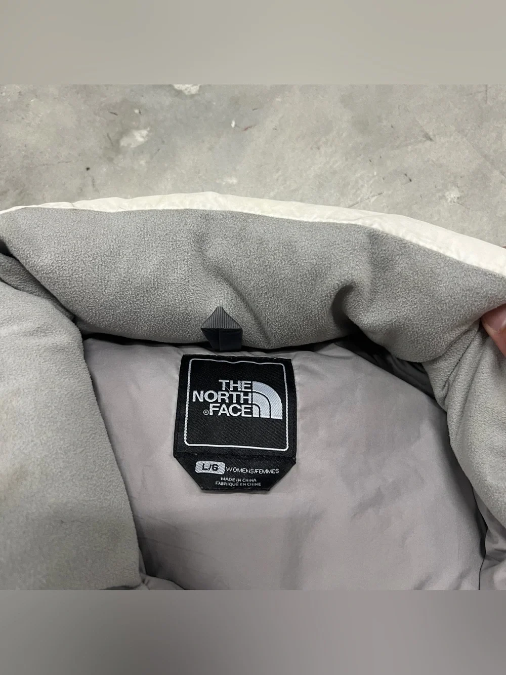 The North Face Nuptse 2 Puffer Vest 700 Fill Goose Down White Women’s Size Large